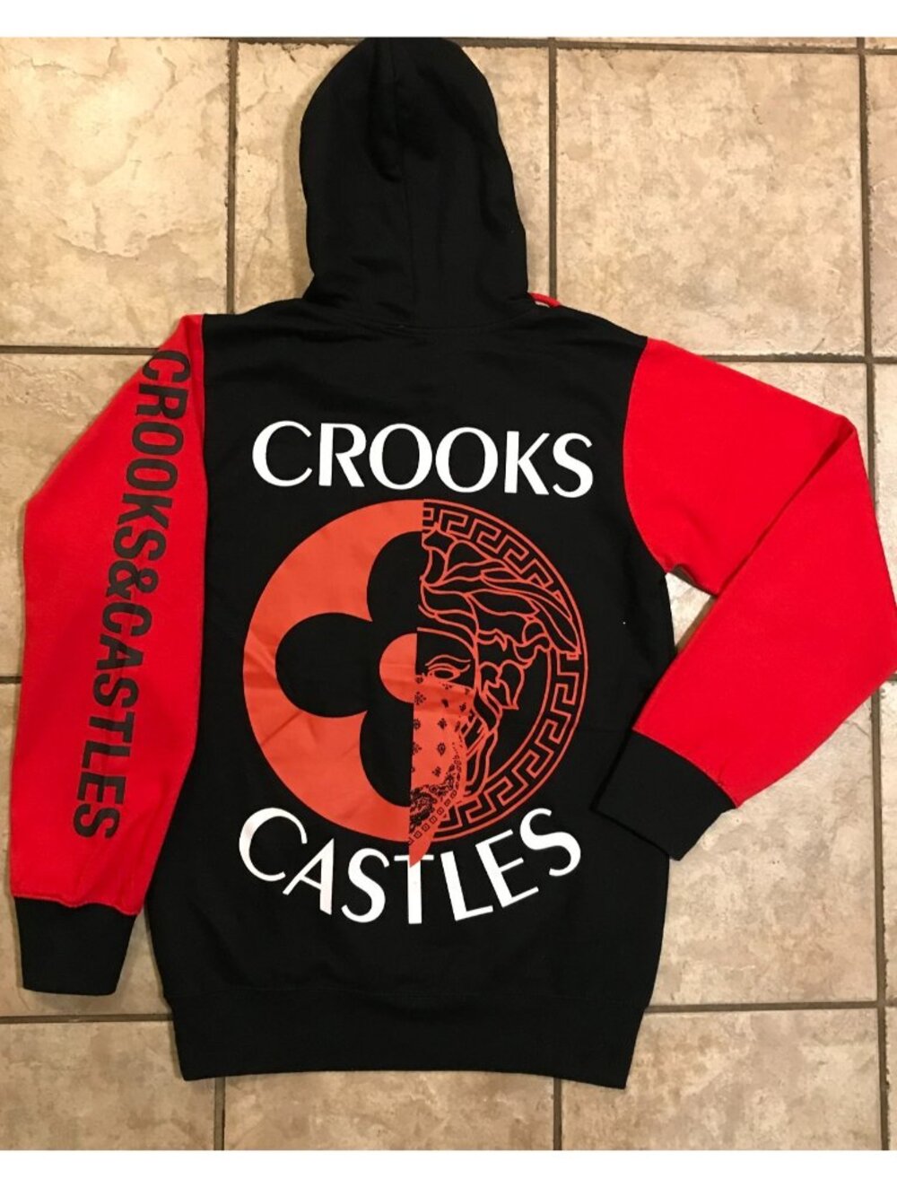 Men's Crooks & Castles Pullover Hoodie -Size S